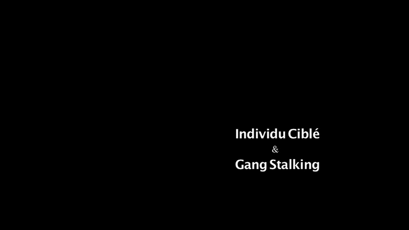 Vidéo : "Individu Ciblé & Gang Stalking"